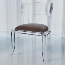 Global Views 3.31329 - Klismos Acrylic Chair-Pewter