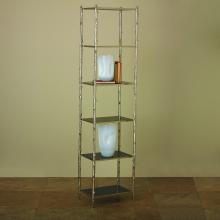 Global Views 8.82038 - Arbor Etagere-Nickel & Black Granite