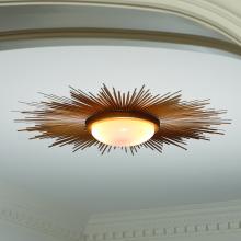 Global Views 9.91411 - Sunburst Light Fixture-Gold