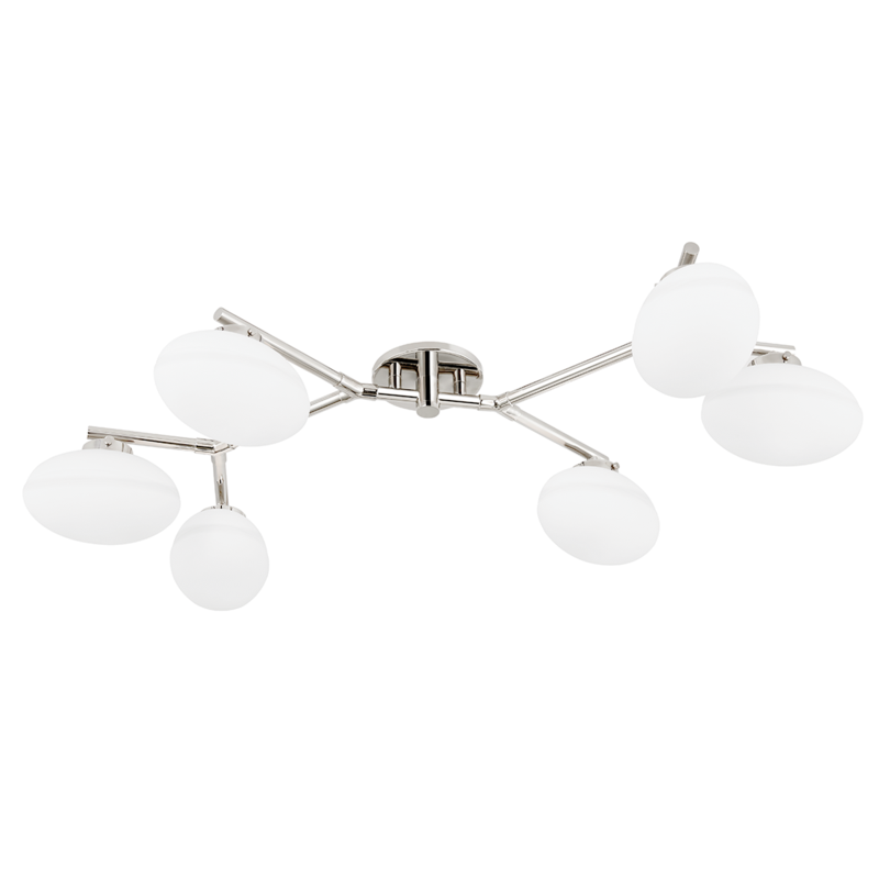 6 LIGHT SEMI FLUSH