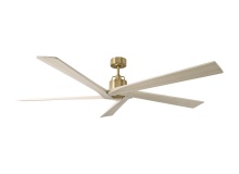 Visual Comfort & Co. Fan Collection 5ASPR70BBSWWO - Aspen 70 - Burnished Brass w Washed White Oak Blades