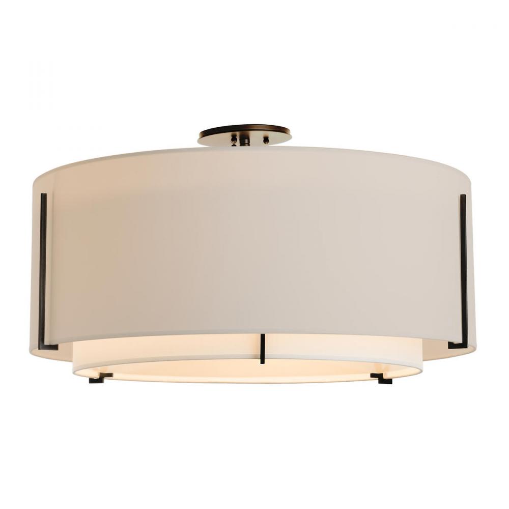 Exos Large Double Shade Semi-Flush