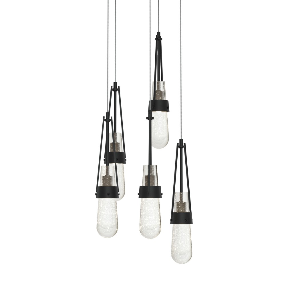 Link 5-Light Blown Glass Pendant