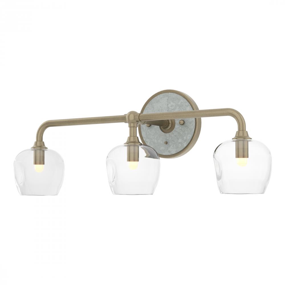 Ume 3-Light Curved Arm Bath Sconce