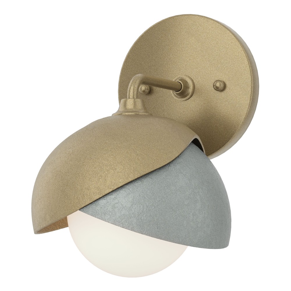 Brooklyn 1-Light Double Shade Bath Sconce