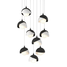  131105-SKT-LONG-10-02-GG0711 - Brooklyn 9-Light Double Shade Pendant