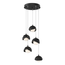  131125-SKT-STND-10-10-GG0711 - Brooklyn 5-Light Double Shade Pendant