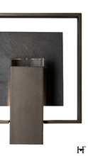 Hubbardton Forge 302660-SKT-14-SL-ZM0850 - Shadow Box Small w/Slate Dark Sky Friendly Outdoor Sconce