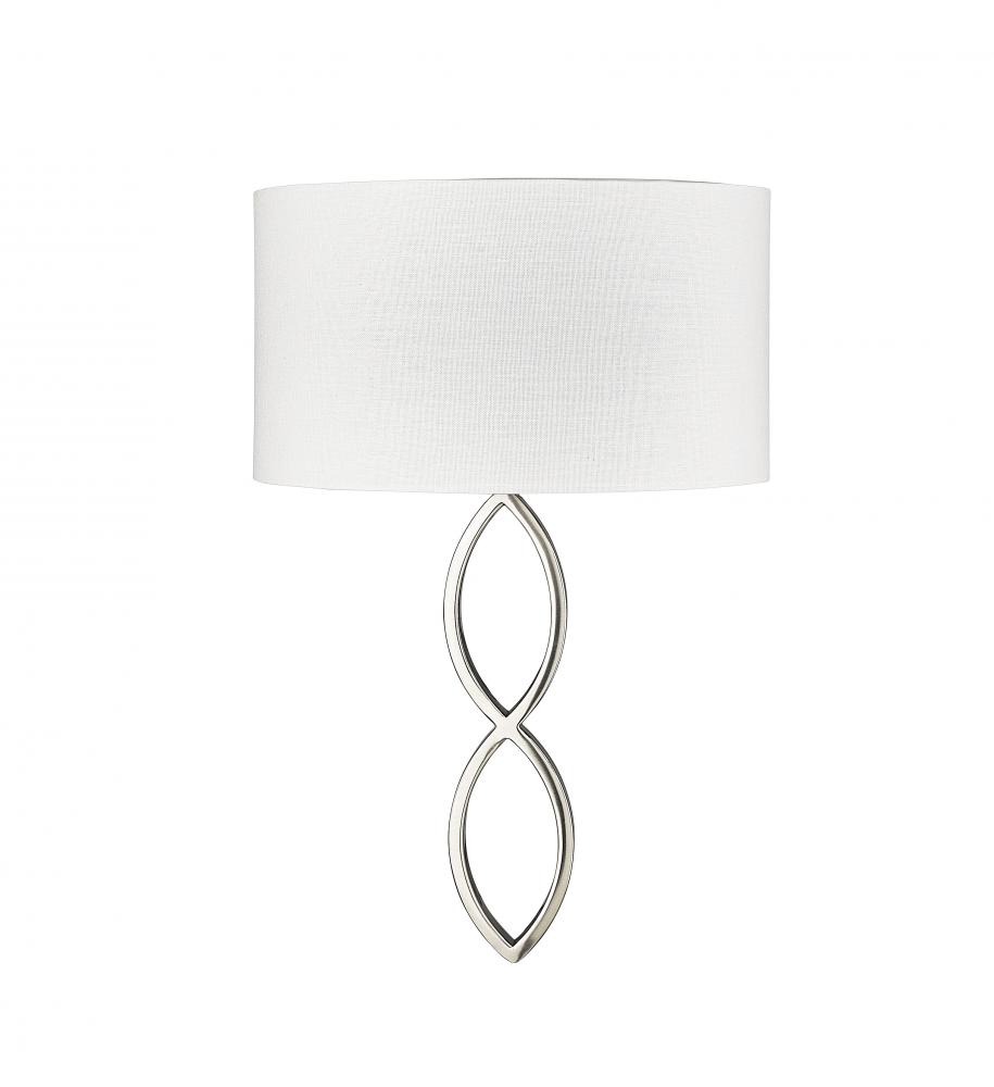 Rylee 1-Light Wall Sconce Brushed Nickel