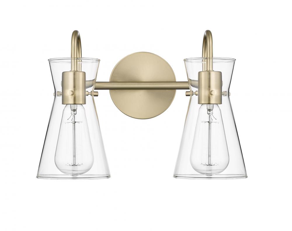 Camellia 2-Light Vanity Modern Gold