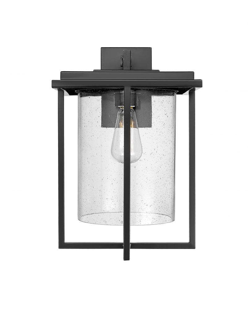 Adair 1-Light Outdoor Wall Sconce Powder Coated Black