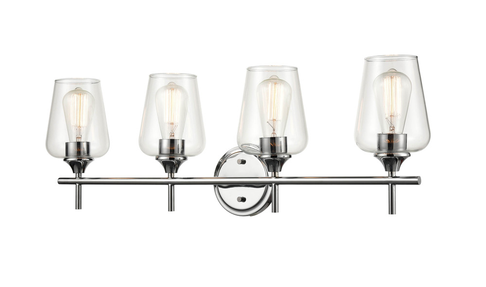 Ashford 4-Light Vanity Chrome