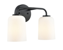 Millennium 214202-MB - Laphia 14" Wide 2-Light Vanity - Matte Black