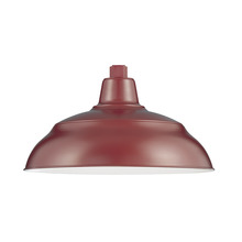 Millennium RWHS14-SR - R Series 1-Light Warehouse Shade Satin Red