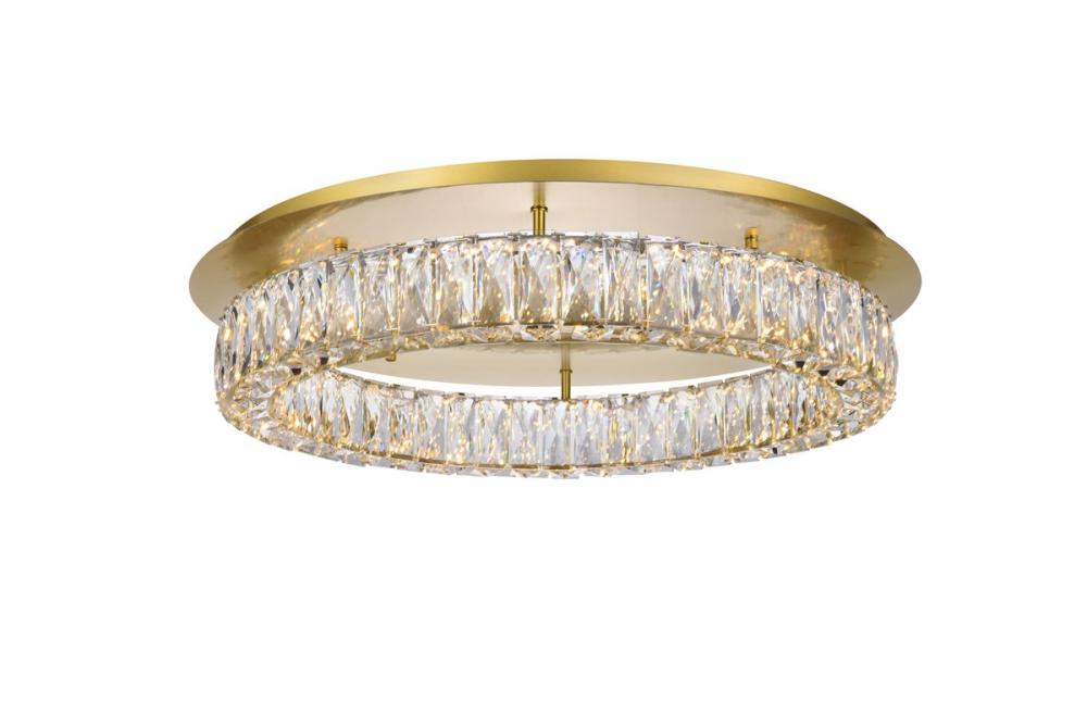 Monroe Flush D25.6''H5.1''LED 31.5W G