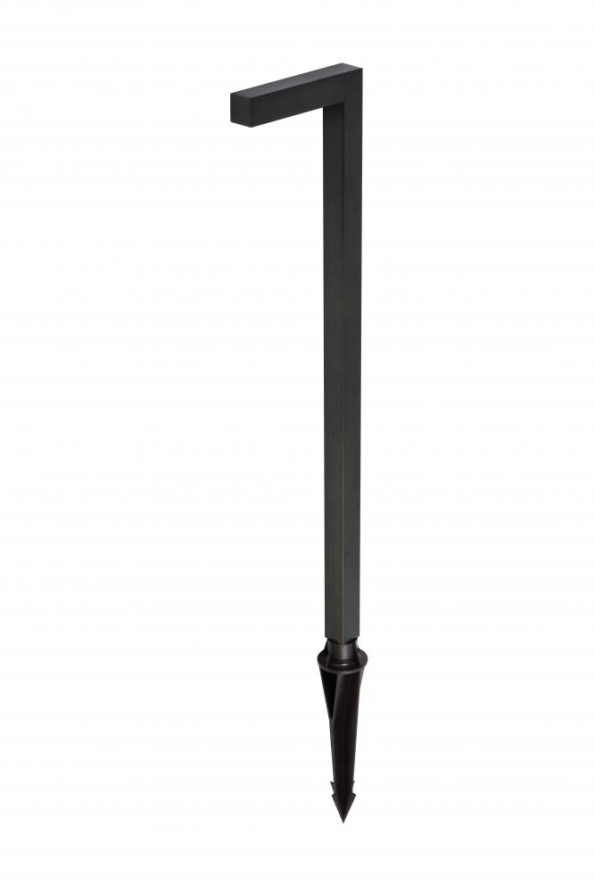 P807 DB Path light 5.25"x21.87" flat clear glass with 3' SPT1W-18 black wire