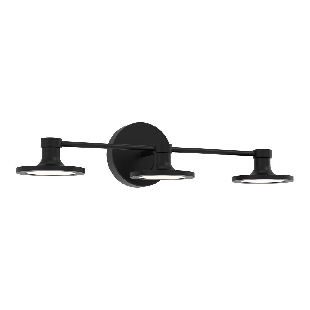 Issa 21-in Matte Black LED Vanity Light