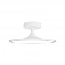 Alora Lighting SF418012WH - Issa 12-in White LED Semi Flush Mount