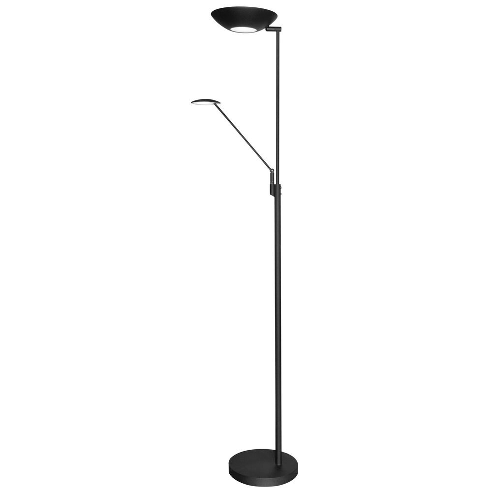 Mother & Son LED Floor Lamp, Black Finish