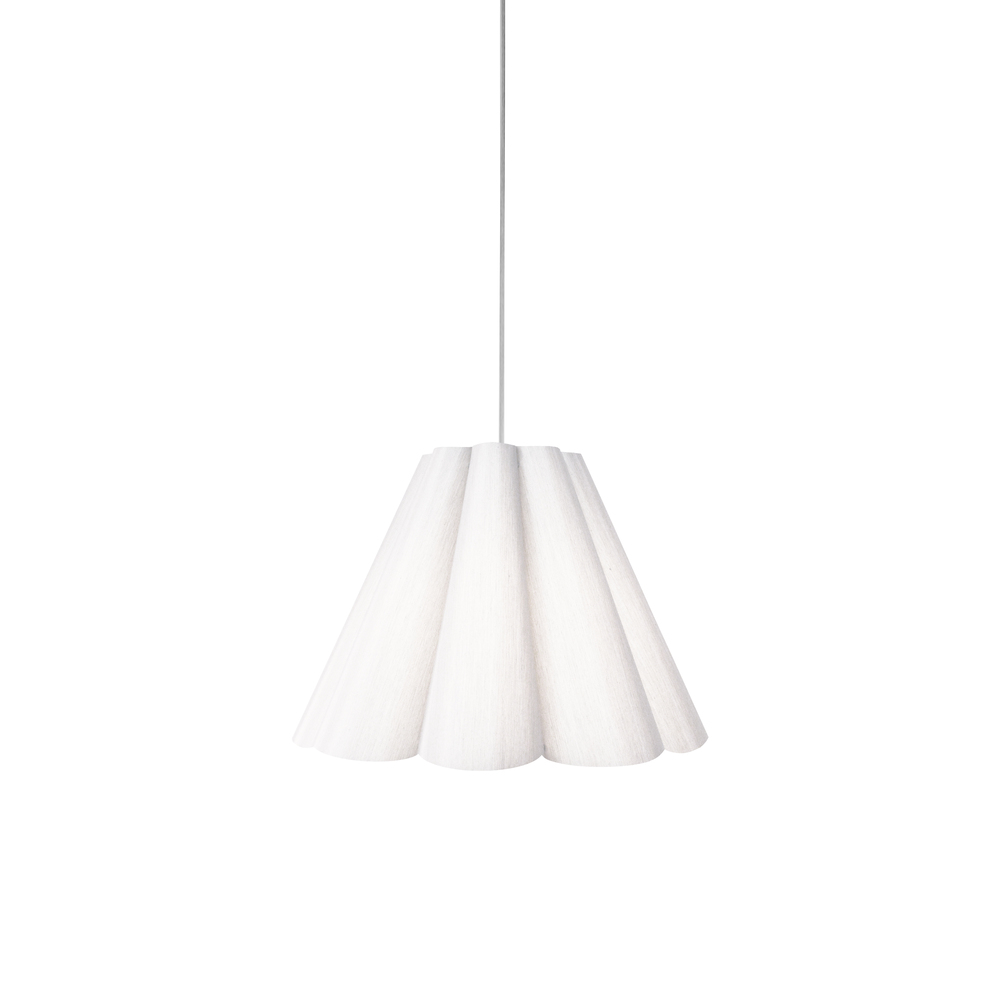 4 Light Kendra Pendant JTone White, Small Polished Chrome