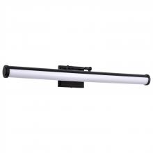 Nuvo 62/2375 - Cora; 36 Inch LED Vanity; 3 CCT Selectable; Black Finish; Acrylic Lens