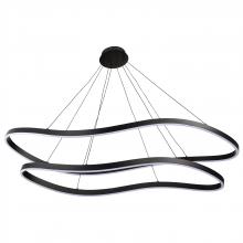 Nuvo 62/2422 - Sylas; 48 Inch LED Pendant; Matte Black Finish