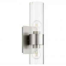 Quorum 5826-2-65 - CLR/FLUTED 2LT WL MT -STN