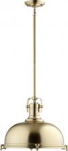 Quorum 804-17-80 - 16.5" HINGE PEND - AGB