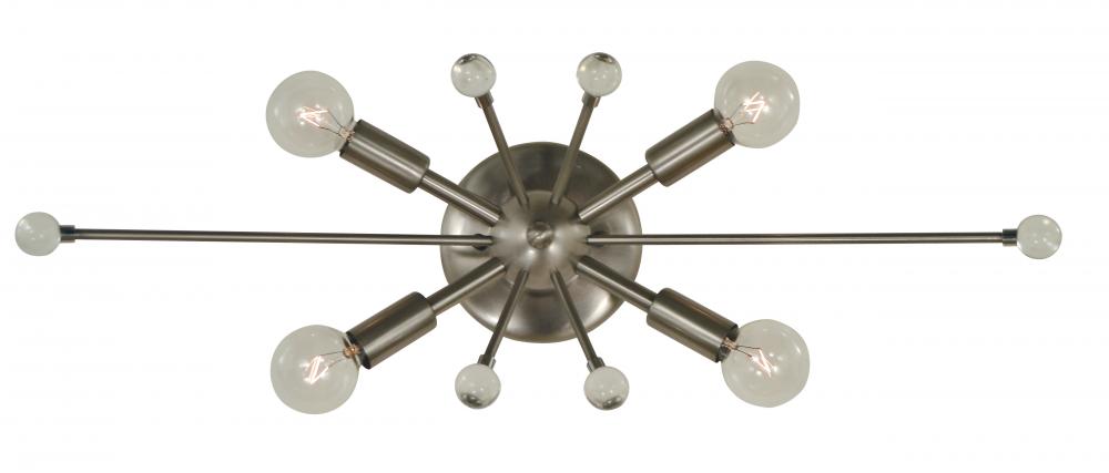 4-Light Brushed Nickel Supernova Sconce