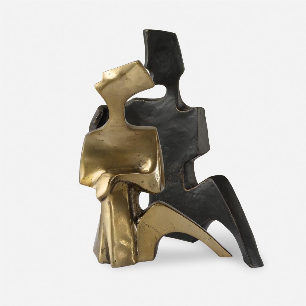 Uttermost Affection Bronze Gold Sculpture Set/2