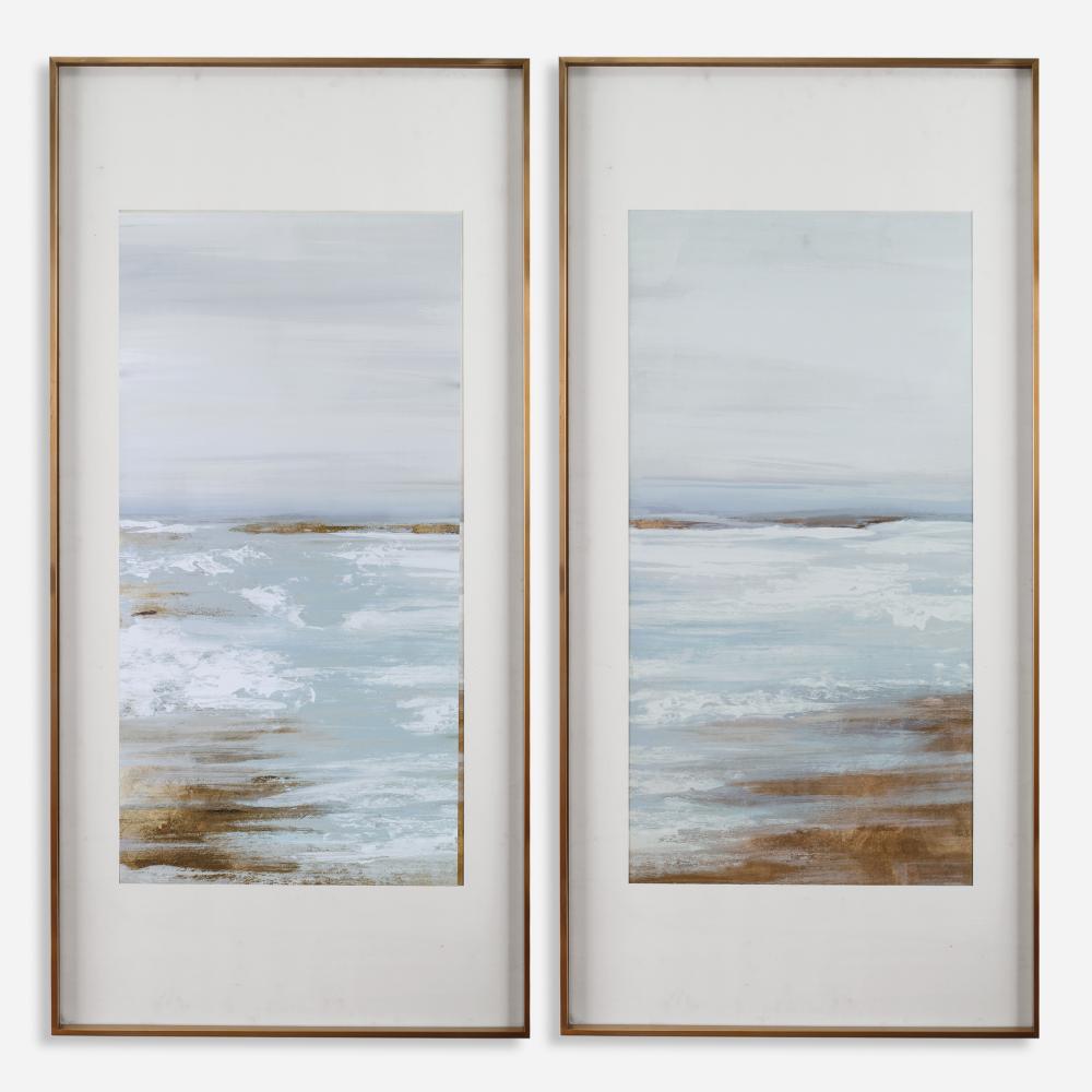 Uttermost Coastline Framed Prints, S/2