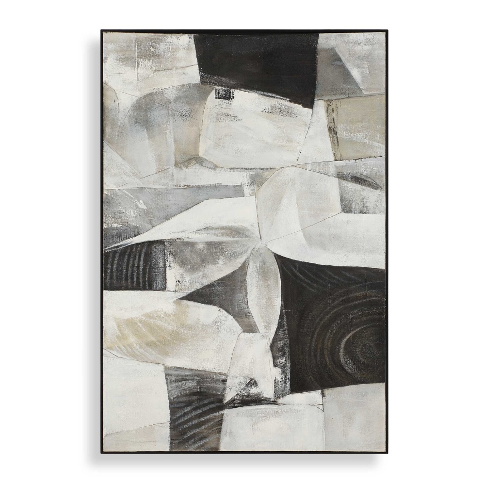 Uttermost Folding Time Framed Abstract Art
