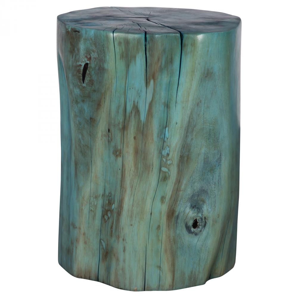 Uttermost Habitat Blue Accent Stool