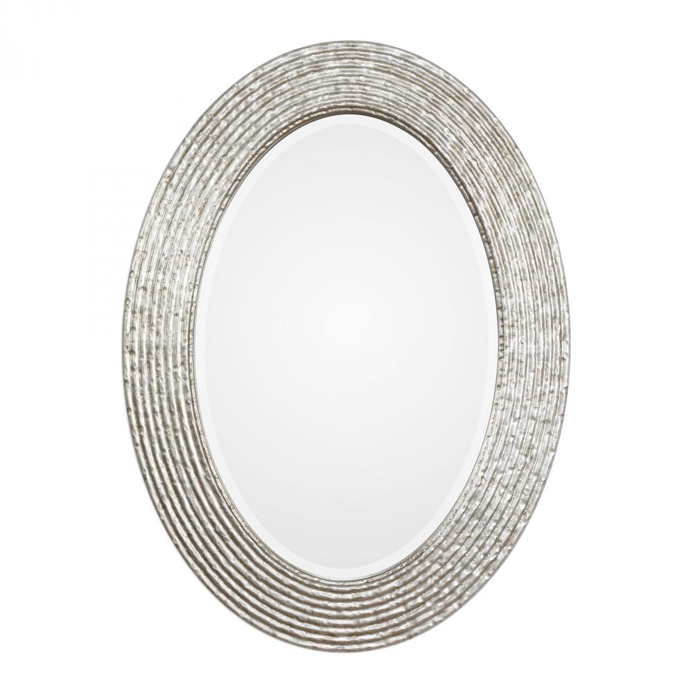 Conder Oval Silver Mirror