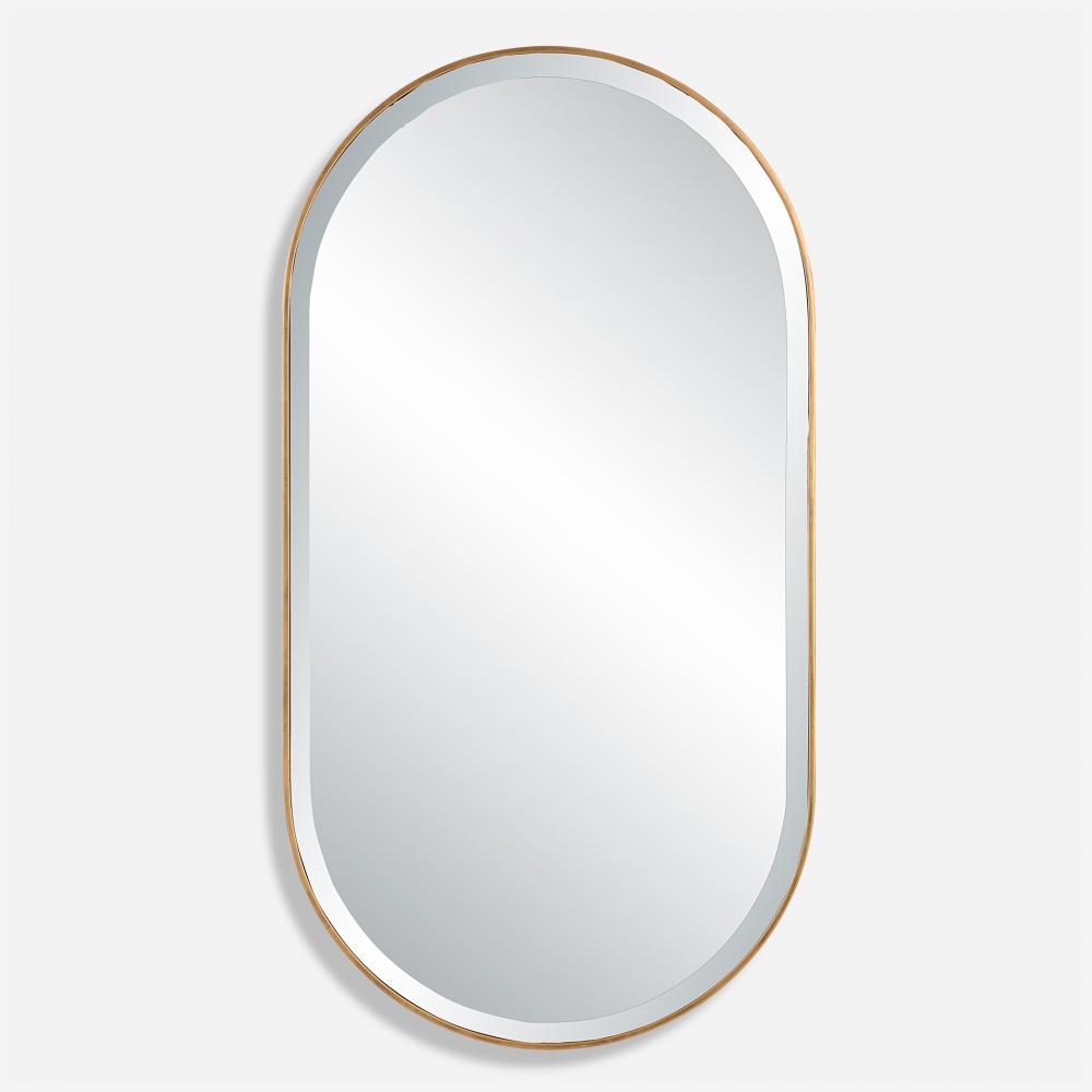 Uttermost Lago Oval Gold Mirror