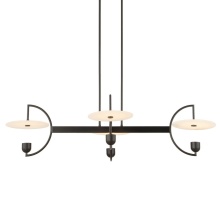 Uttermost 21401 - Uttermost Kyoto 4 Light Linear LED Chandelier