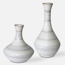 Uttermost 17964 - Potter Fluted Striped Vases, S/2