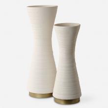 Uttermost 18142 - Ridgeline White Vases, S/2