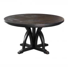 Uttermost 25861 - Maiva Round Black Dining Table