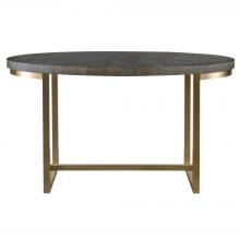 Uttermost 25198 - Taja Walnut Oval Desk