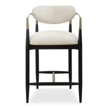 Uttermost 23928 - Uttermost Moxie White Counter Stool
