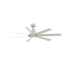 Fanimation FPD7060MWBS - Lenzi 60 inch Indoor/Outdoor Ceiling Fan with LED Light Kit