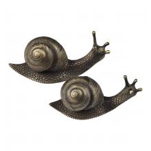 ELK Home S0037-12133/S2 - Snail Object - Set of 2 - Bronze (2 pack) (2 pack)