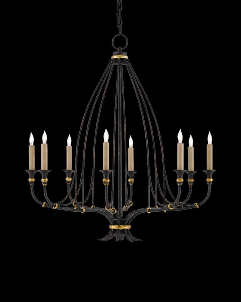 Folgate Small Black Chandelier