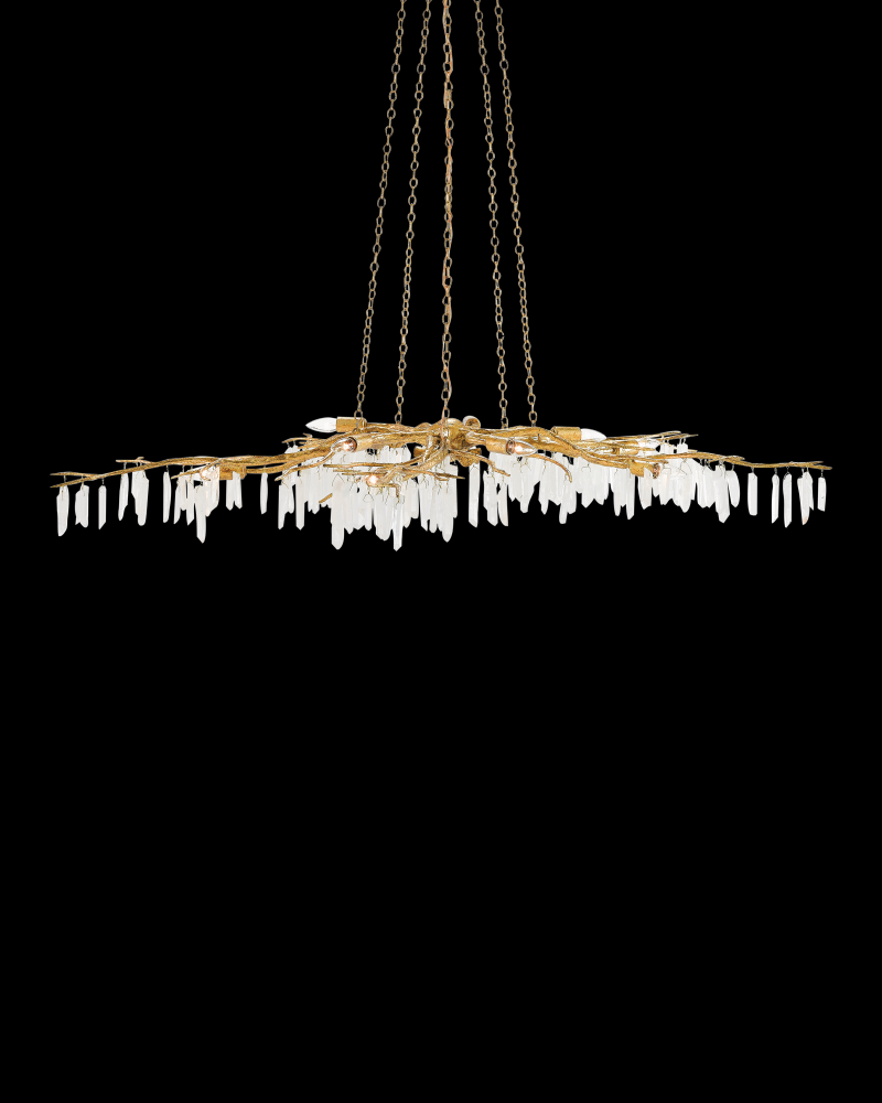 Forest Light Gold Chandelier