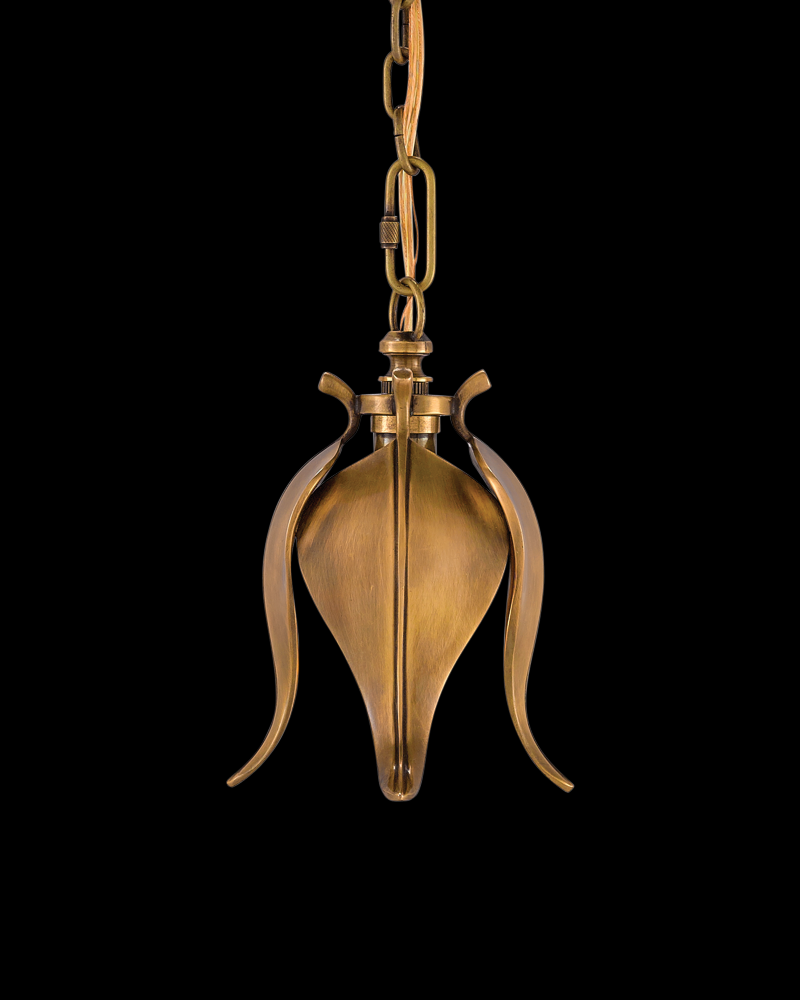 Iota Brass Pendant