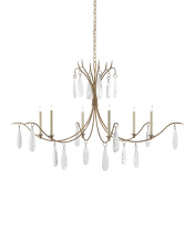 Currey 9000-0545 - Marshallia Large Gold Chandelier