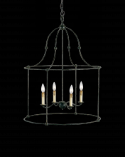 Currey 9160 - Fitzjames Large Black Lantern