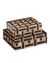 Currey 1200-0898 - Aarna Black Box Set of 2