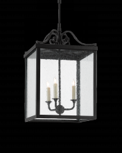 Currey 9500-0006 - Giatti Large Black Outdoor Lantern